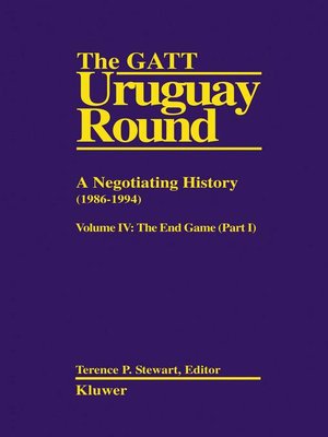 cover image of The GATT Uruguay Round
